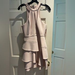 bcbg maxazria dress in bare pink BNWT size eight